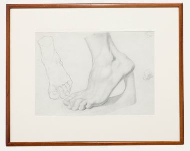 William Kerry - Early 20th Century Graphite Drawing, Gladiator's Left Foot