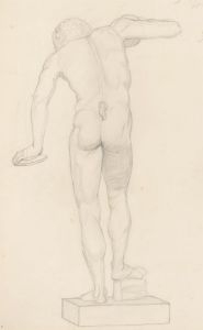 Lorna Bing (1897-1993) - 1915 Graphite Drawing, The Dancing Faun