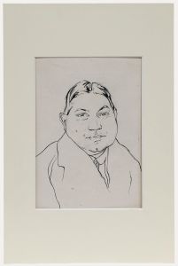 Belgian School Early 20th Century Pen and Ink Drawing - Portrait of a Gentleman