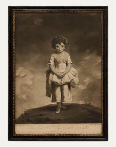 J. Dean After J. Reynolds - 18th Century Mezzotint, Lady Gertrude Fitzpatrick