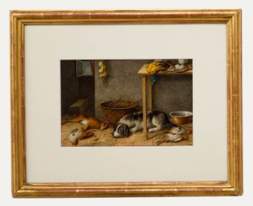 William Cruikshank (1848-1922) - 19th Century Watercolour, The Day's Catch
