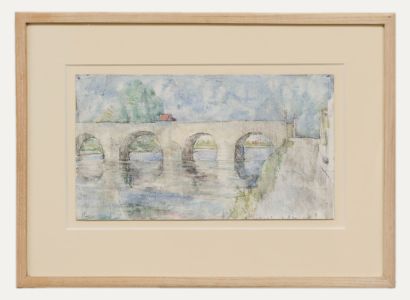 Jenny Lander - Contemporary Watercolour, Bridge Over Cher