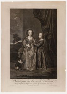 Van Gunst after Van Dyck - Engraving, Philadelphia and Elizabeth Wharton