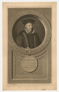 After Adriaen van der Werff (1659-1722) - 17th Century Engraving, Nicolas Bacon