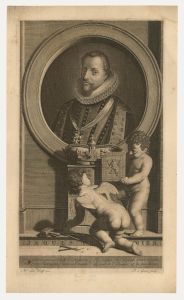 After Adriaen van der Werff (1659-1722) - 17th Century Engraving, King James I