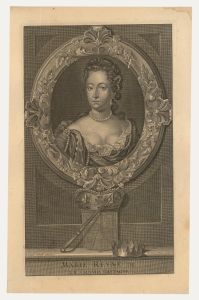 After Adriaen van der Werff (1659-1722) - 17th Century Engraving, Mary II