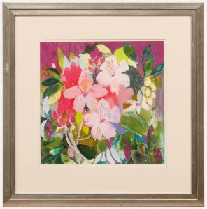 Nola Armstrong - 20th Century Pastel, Hibiscus Plant