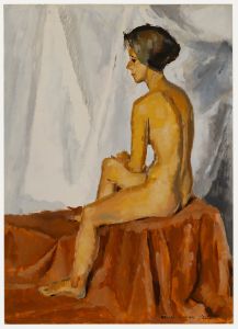 Brian Chugg (1926-2003) - Mid 20th Century Oil, Champêtre Nude
