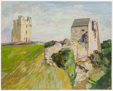 Simon Goldberg (1916-2002) - 20th Century Oil, Helmsley Castle II