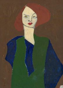 Ben Carrivick - 20th Century Oil, Blue Smock