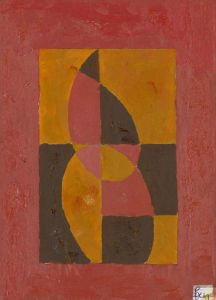 Ben Carrivick - Contemporary Oil, Red, Orange, Brown
