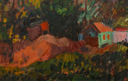 Anton Gold (1914-1970) - 1961 Oil, Summer Chalets