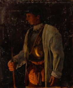 George Weissbort (1928-2013) - Oil, Studio Model in Historical Costume