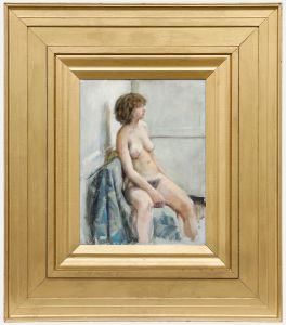 George Weissbort (1928-2013) - Framed 20th Century Oil, Nude in the Studio
