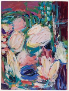 Erwin Steinhauser (1939-2023) - 20th Century Acrylic, Flower Garden