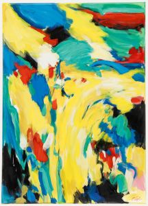 Erwin Steinhauser (1939-2023) - Contemporary Acrylic, Primary Abstract