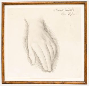 Edward Ridley (1883-1946) - Early 20th Century Graphite Drawing, Hand Study