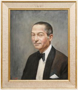 George Weissbort (1928-2013) - 20th Century Oil, Black Tie