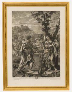 Robert van Audenaerde after Carlo Maratti - Engraving, Rebecca at the Well