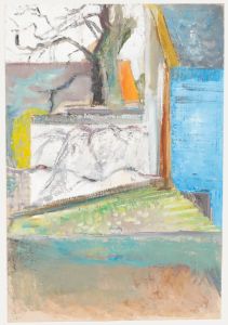 Charles Betremieux (1919-1997) - 20th Century Oil, View of The Garden