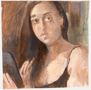 Bernadette Kelly (b.1933) - 20th Century Oil, Morning Makeup