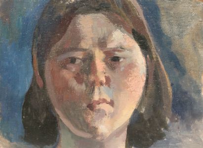 Bernadette Kelly (b.1933) - 20th Century Oil, A Serious Look