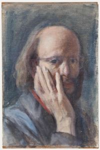 George Weissbort (1928-2013) - 20th Century Oil, Posing Man