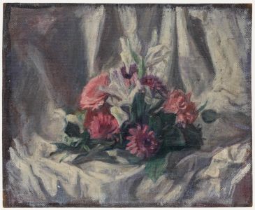 George Weissbort (1928-2013) - 20th Century Oil, Still Life of Pink Flowers
