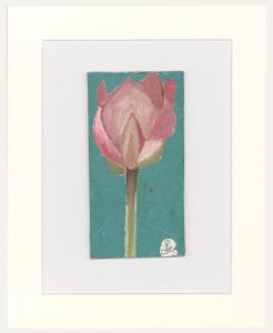 Ben Carrivick - Contemporary Oil, Pink Tulip