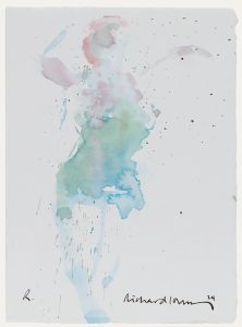 Richard J.S. Young - 2024 Watercolour, Dynamic Nude