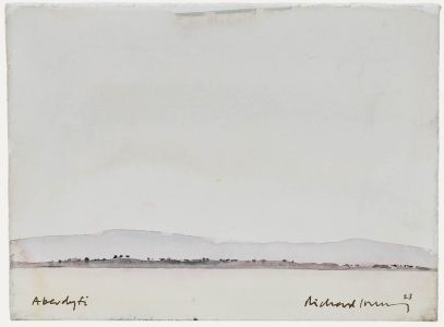 Richard J.S. Young - 2023 Watercolour, Aberdyfi Skyline