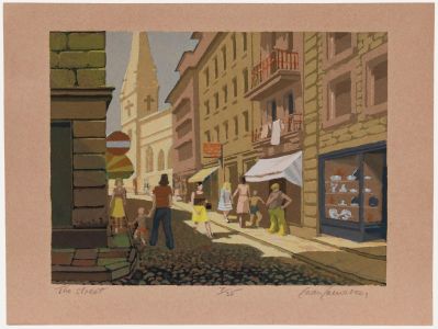 Ewan Cameron (b.1962) - Contemporary Silkscreen, The Street