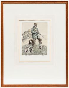 Henry Wilkinson RE (1921-2011) - Framed 20th Century Etching, Loading on Peg