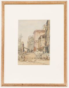 Sir Henry George Rushbury RA (1889-1968) - 1968 Watercolour, Orvieto