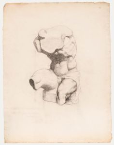 Henri Vincent-Anglade (1876-1956) - Graphite Drawing, Belvedere Torso