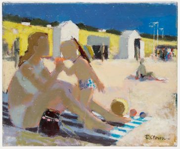 Pierre Neveu (b.1929) - 20th Century Oil, On the Beach