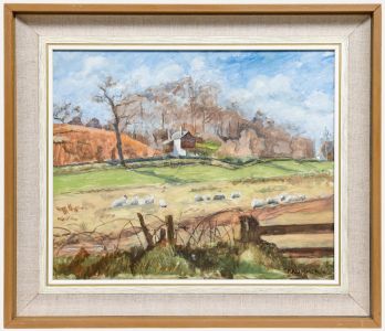 Pauline Plummer (b.1933) - 1990 Oil, The Cottage, Honing Common, North Walsham