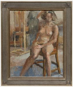 Pauline Plummer (b.1933) - Framed 20th Century Oil, The Girl With Rumpled Hair