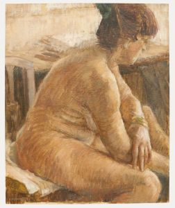 Pauline Plummer (b.1933) - 1993 Oil, Life Study