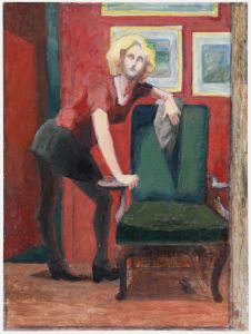 Pauline Plummer (b.1933) - 20th Century Oil, Model at the RWS