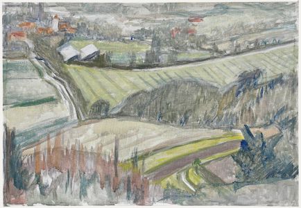 Pauline Plummer (b.1933) - 20th Century Oil, View Near Charleston