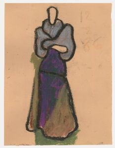 Ed Dukkers (1923-1996) - 1986 Pastel, Catwalk I