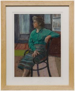 Ken Symonds (1927-2010) - 20th Century Pastel, Portrait of Mrs Tregay