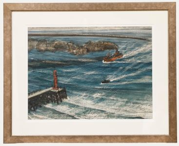 Thomas William Ward (1918-2000) - 20th Century Watercolour, The Last Steamer