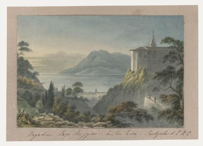 Thomas Remnant Charleton (1756-1849) - Watercolour, View of Magadion