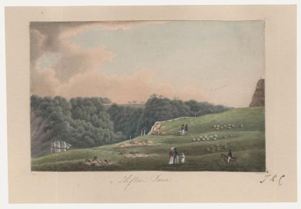 Thomas Remnant Charleton (1756-1849) - Watercolour, Clifton Down