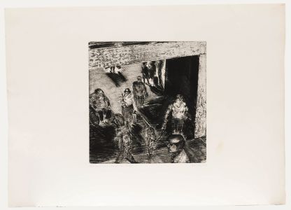 Toni Martina RE (1956-2017) - 20th Century Etching, Market Row, Brixton