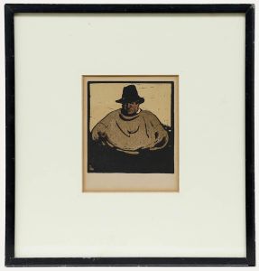 Sir William Nicholson (1872-1949) - Early 20th Century Lithograph, A Fisherman