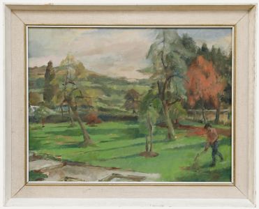 Attrib. Margaret Adelaide Norman (1908-1976) - 20th Century Oil, The Gardener