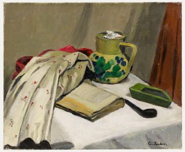 Georges Joubin (1888-1983) - 20th Century Oil, Still Life with Fabric